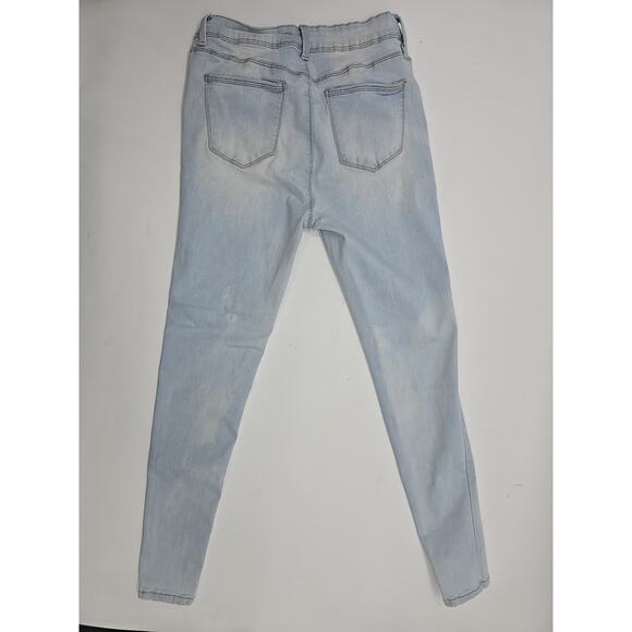 Wax Jean Los Angeles Denim Light Blue Skiny Jeans Size 9 [N] - Picture 2 of 11